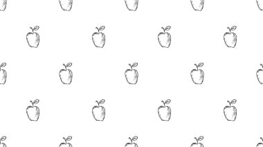 Yatay elma arkaplanı. Elma deseni