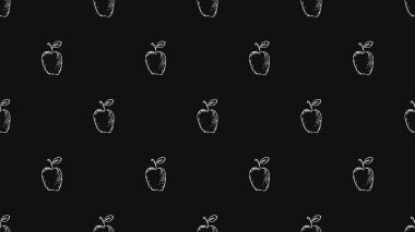 Yatay elma arkaplanı. Elma deseni