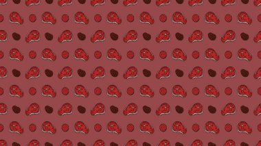 Horizontal meat background. Meat pattern