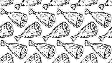 Yatay et arka planı. Et deseni