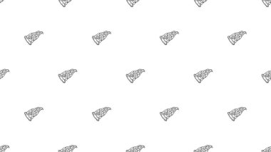 Horizontal pizza background. pizza pattern