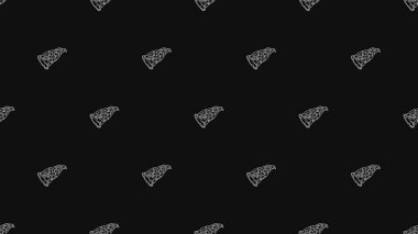 Horizontal pizza background. pizza pattern