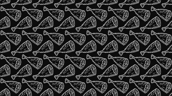 Horizontal meat background. Meat pattern