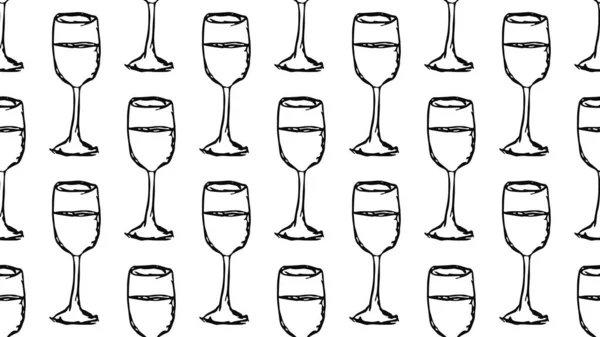 Horizontal wine background. Wine pattern