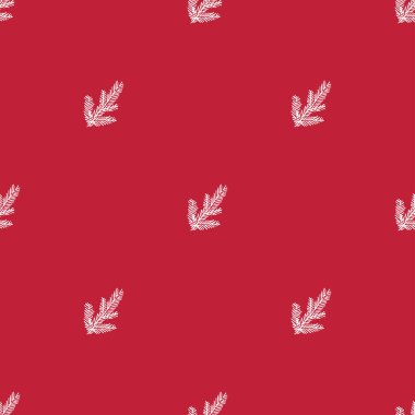 Kusursuz noel ağacı deseni. Noel ağacı süsü. Noel ağacıyla karalama çizimi