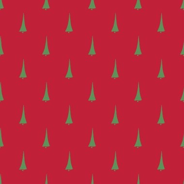 Kusursuz noel ağacı deseni. Noel ağacı süsü. Noel ağacıyla karalama çizimi