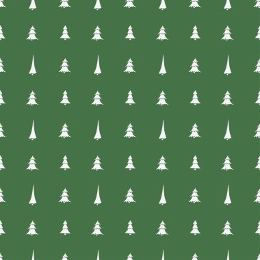 Kusursuz noel ağacı deseni. Noel ağacı süsü. Noel ağacıyla karalama çizimi