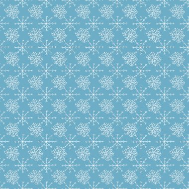 Kusursuz kar taneleri deseni. Kar taneleri arka planda. Kar taneleriyle karalama çizimi