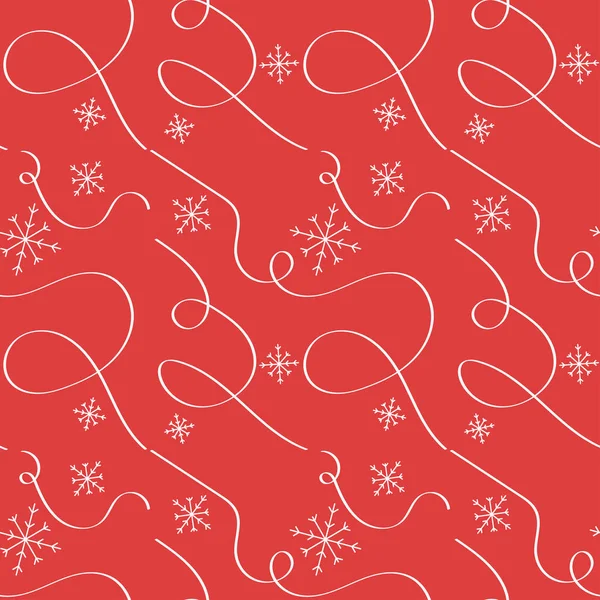 简单的圣诞节图案 五颜六色的新年背景 — 图库矢量图片