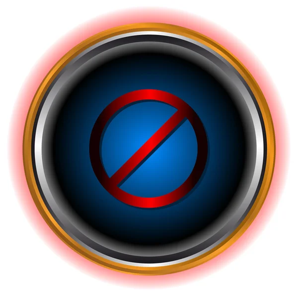 Not Allowed Sign — Stock Vector