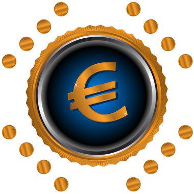 Euro symbol clipart