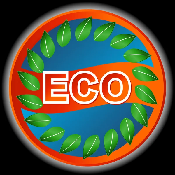 Eco símbolo — Vector de stock