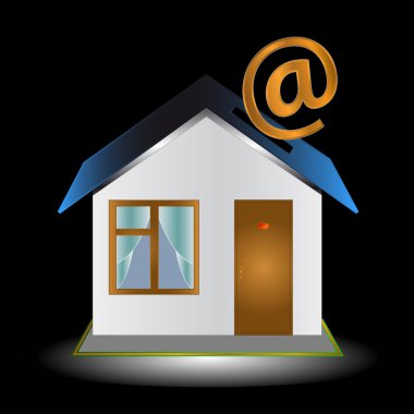 soyut bir e-posta simgesi