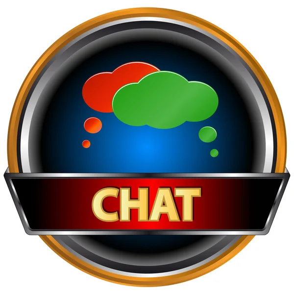 Chat-Symbol — Stockvektor