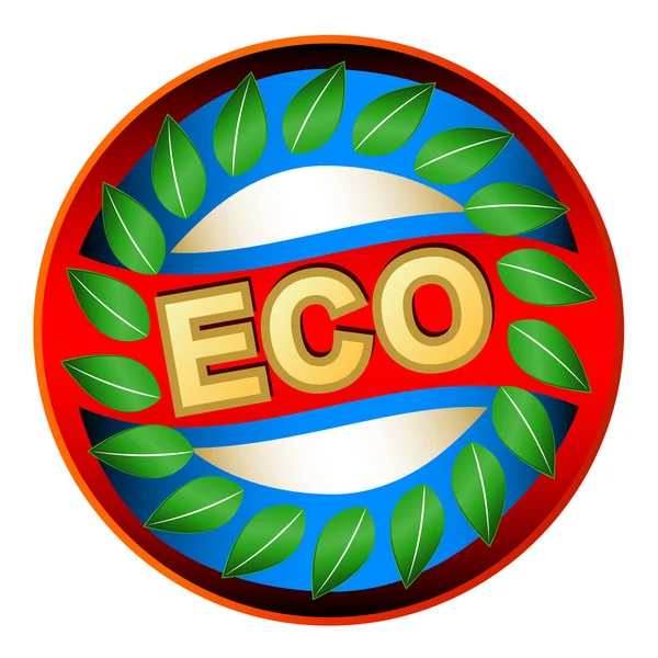 Logo ecológico — Vector de stock
