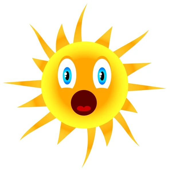 Pictogram sun — Stockvector