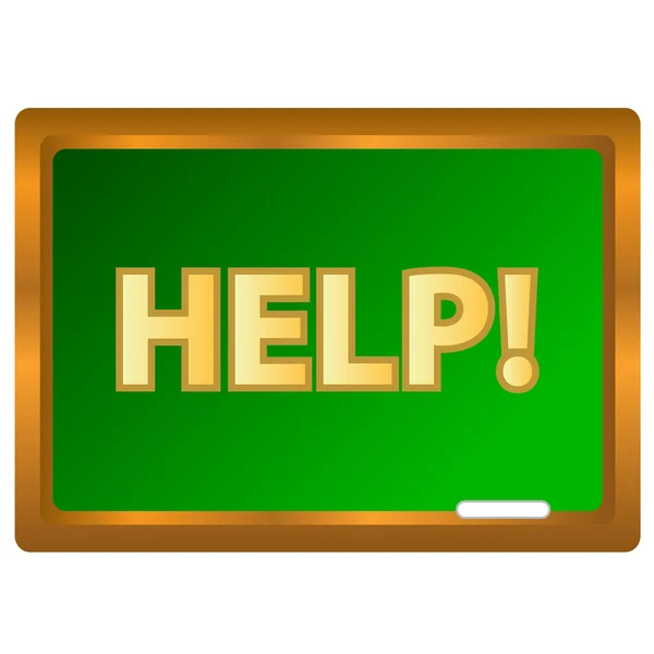 Help-logo — Stockvector