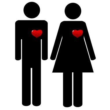 erkek ve kadın sembolleri