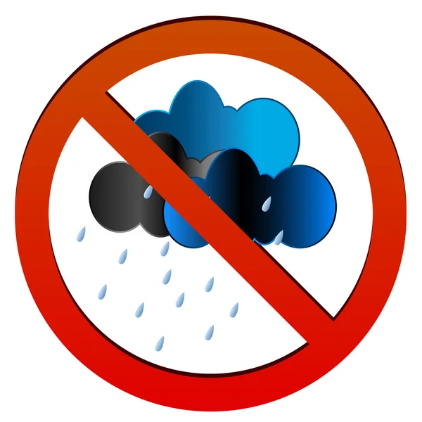 No rain — Stock Vector