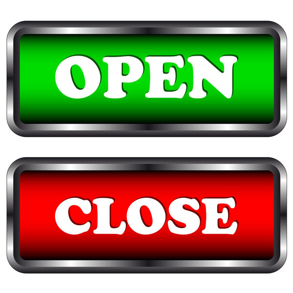 Open and close icons