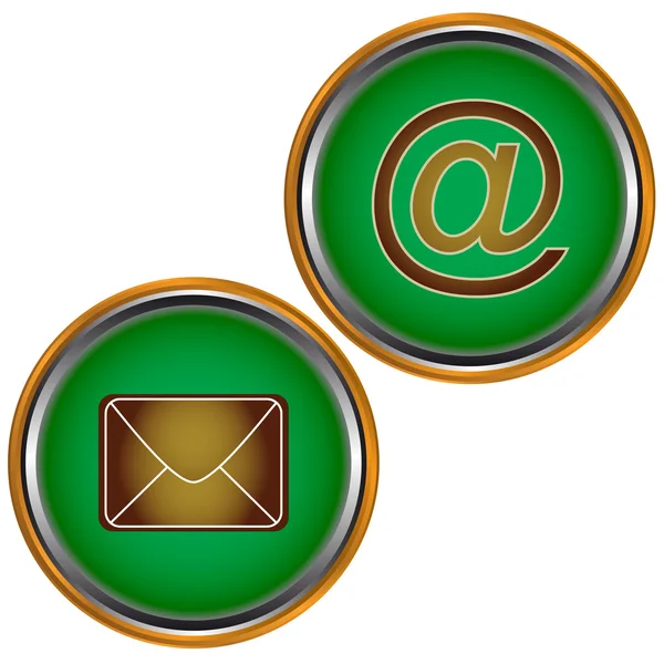 Deux icônes du courrier — Image vectorielle