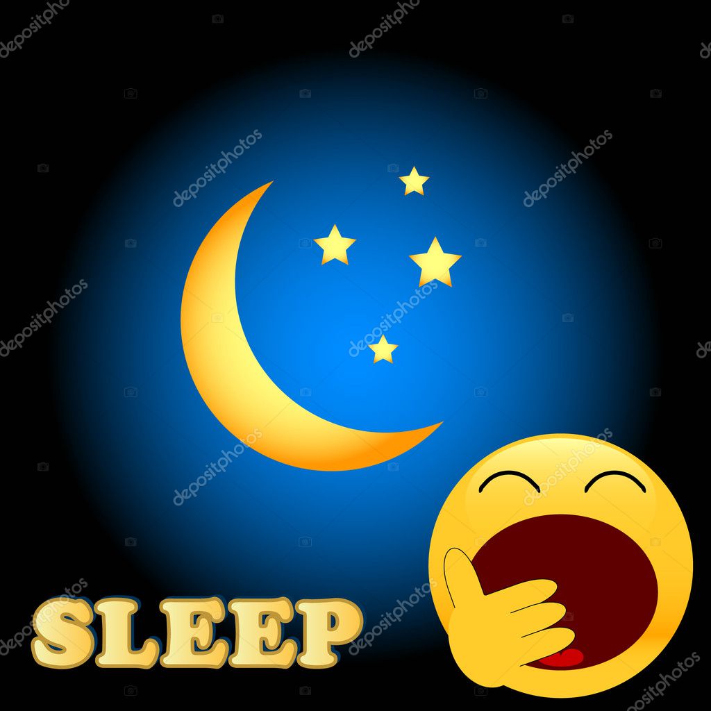 Sleep logo in unique style on a black background