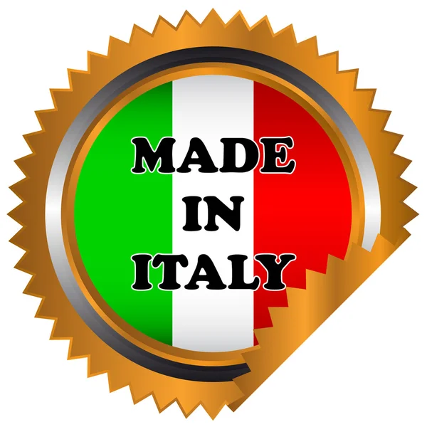 Зроблено в Італії значок — стоковий вектор