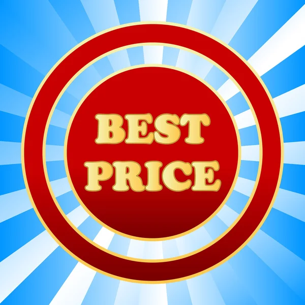 New best price icon — Stock Vector