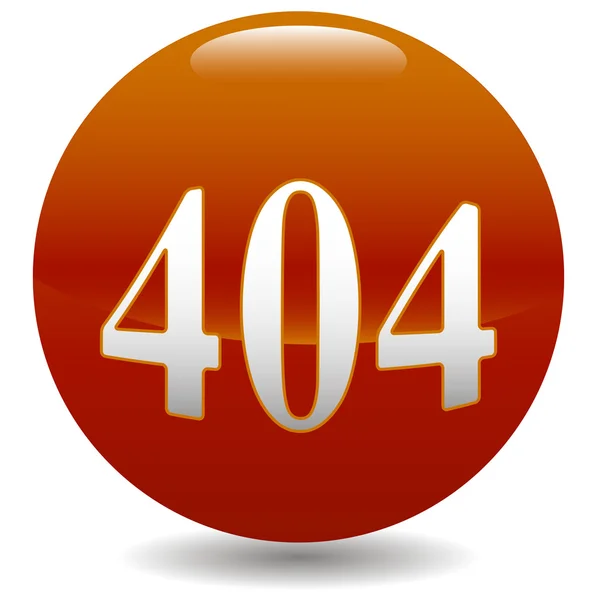 404-es hibát jelző ikon — Stock Vector