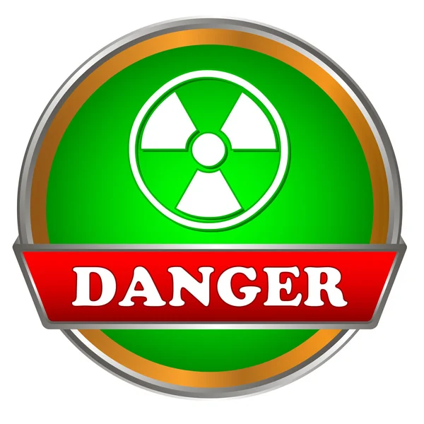 Veszély logó — Stock Vector