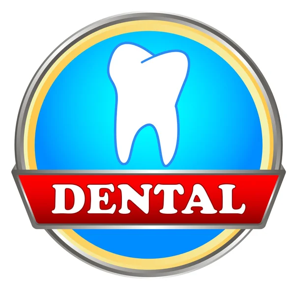 Zahnarztzeichen — Stockvektor
