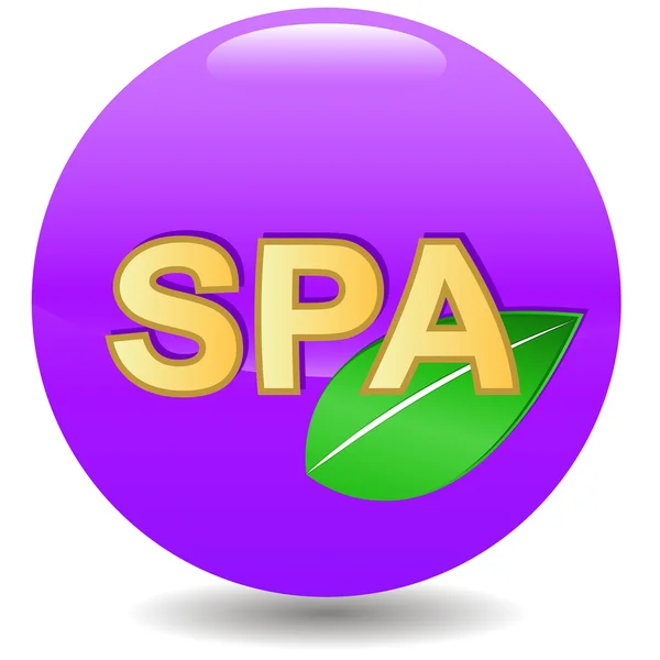 Nuevo icono de spa — Vector de stock