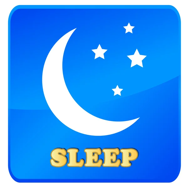 Sleep icon — Stock Vector