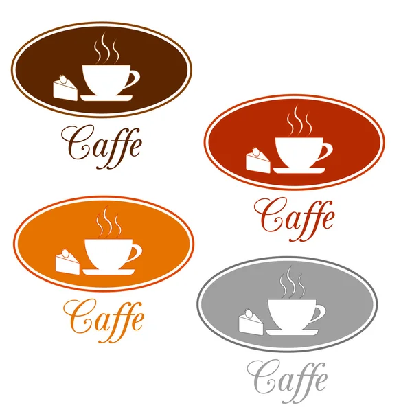 Caffee set design — Stock Vector