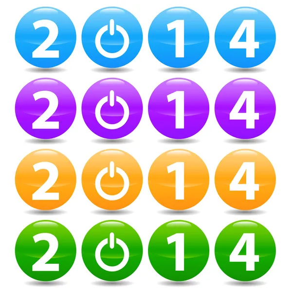 New 2014 set — Stock Vector