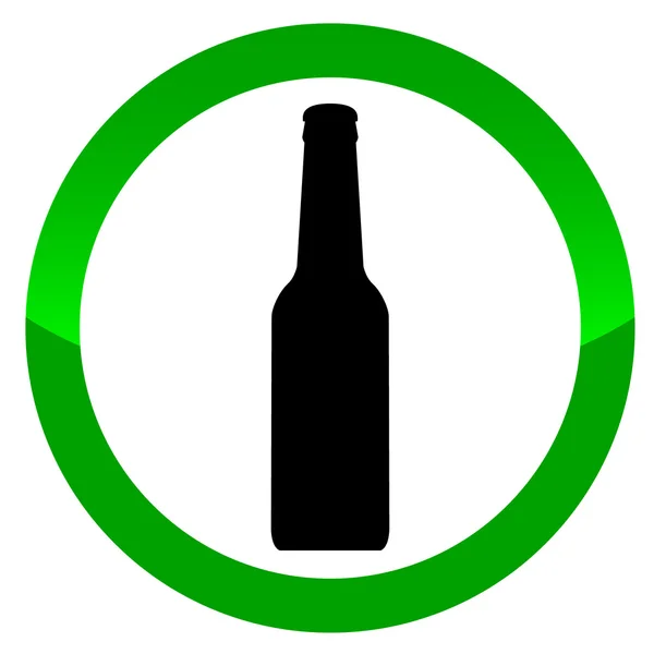 Signo de vector de alcohol — Vector de stock