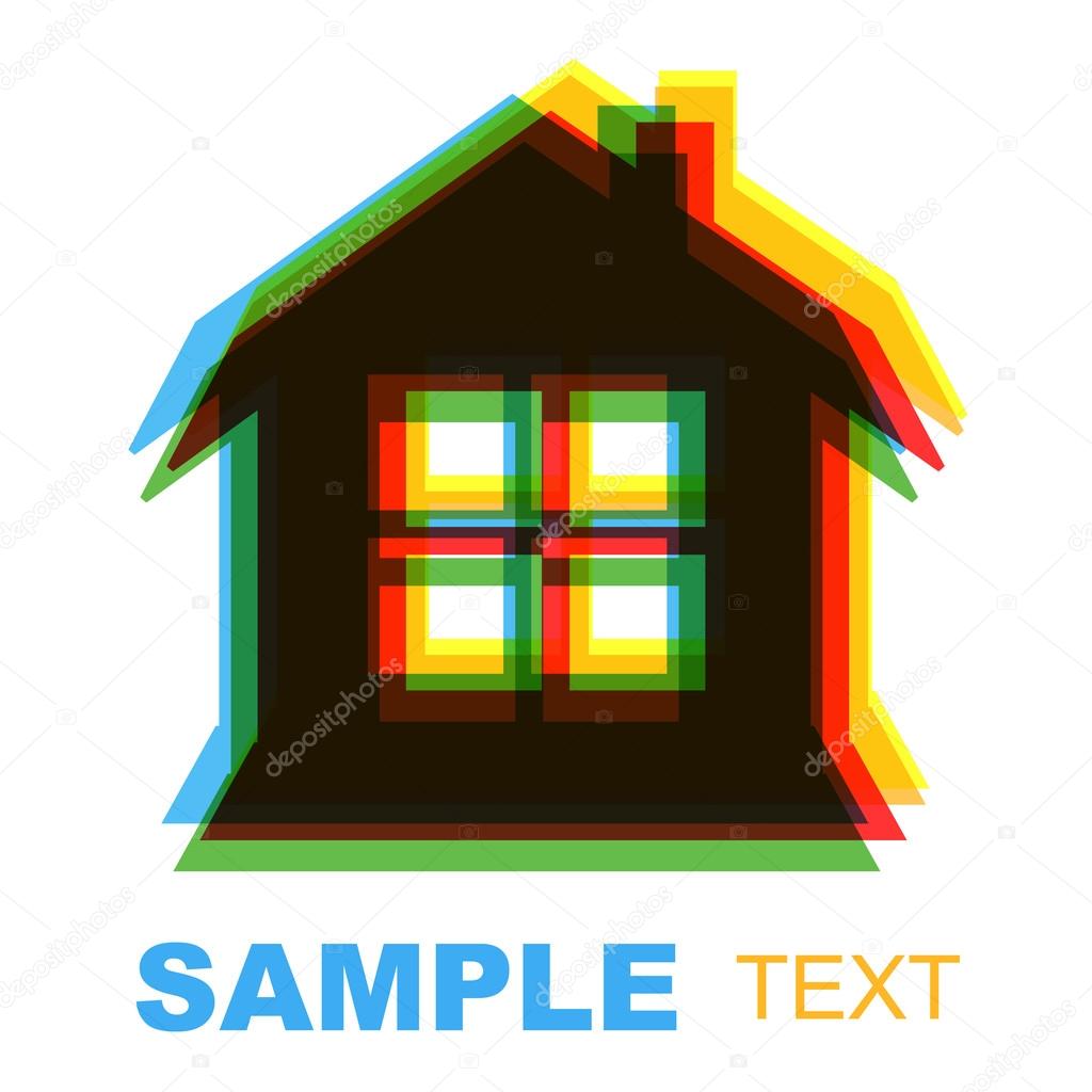 New house logo on a white background