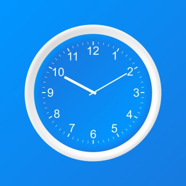 Saat 3d kağıt simgesi