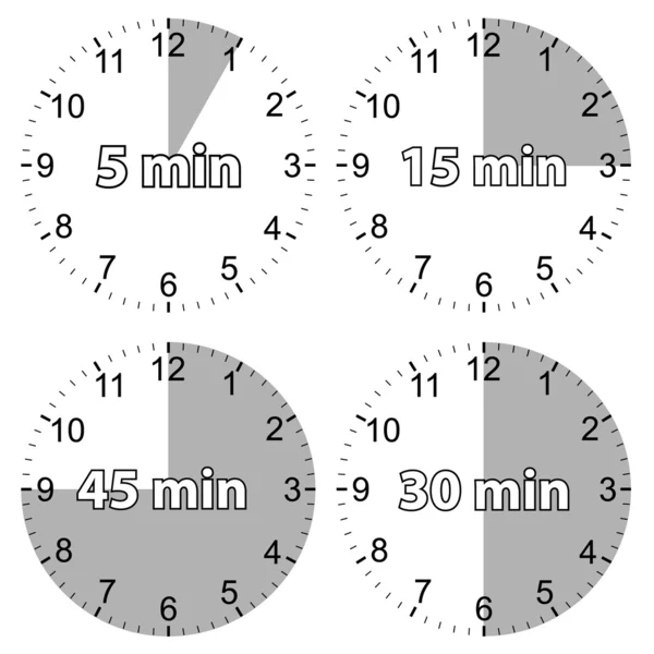 Establecer horas — Archivo Imágenes Vectoriales