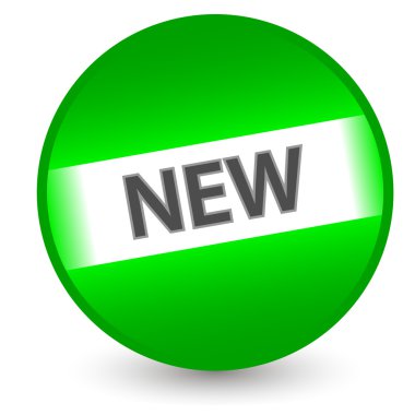 vector nieuw label