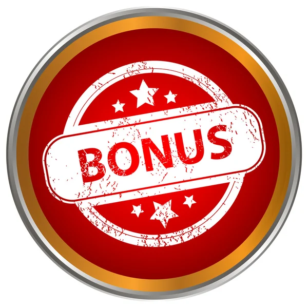 Ikona tekst bonus — Wektor stockowy