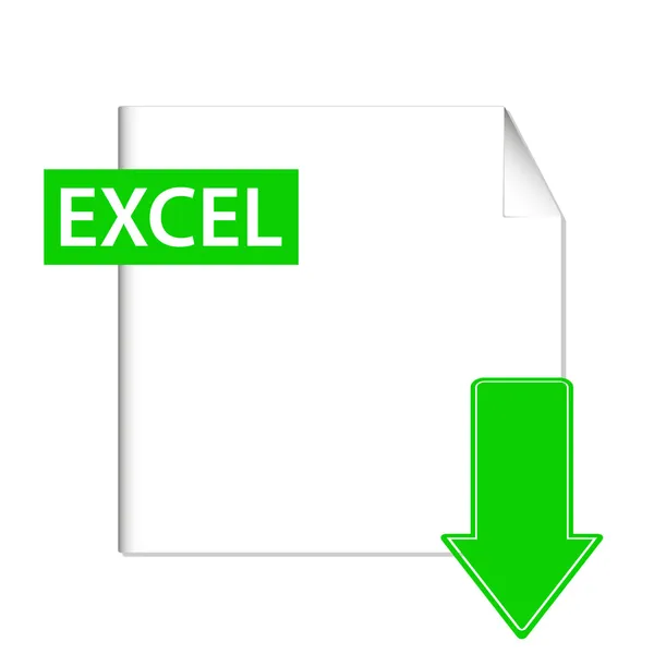 Icono de Excel — Vector de stock