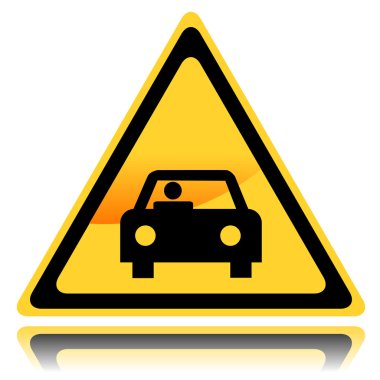 araba sarı işareti