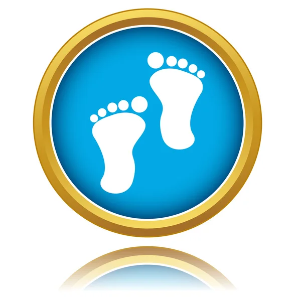 Footprints icon — Stock Vector