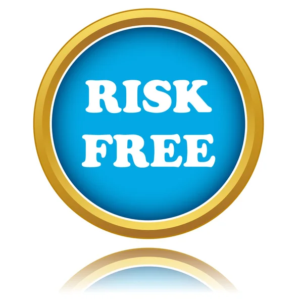 Icono de garantía libre de riesgo — Vector de stock