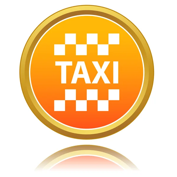 Taksi simgesi — Stok Vektör