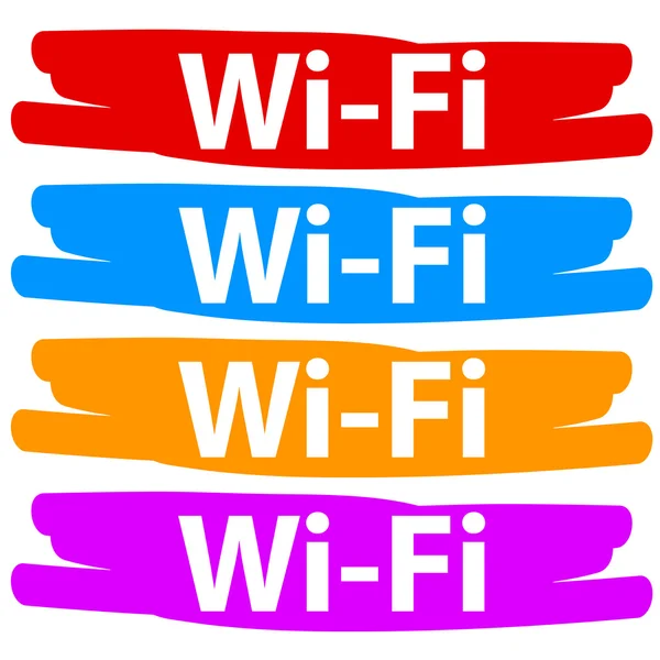 Sada bannerů Wi-fi — Stockový vektor