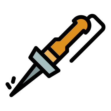 Elektronik lehim simgesi renk ana hatları