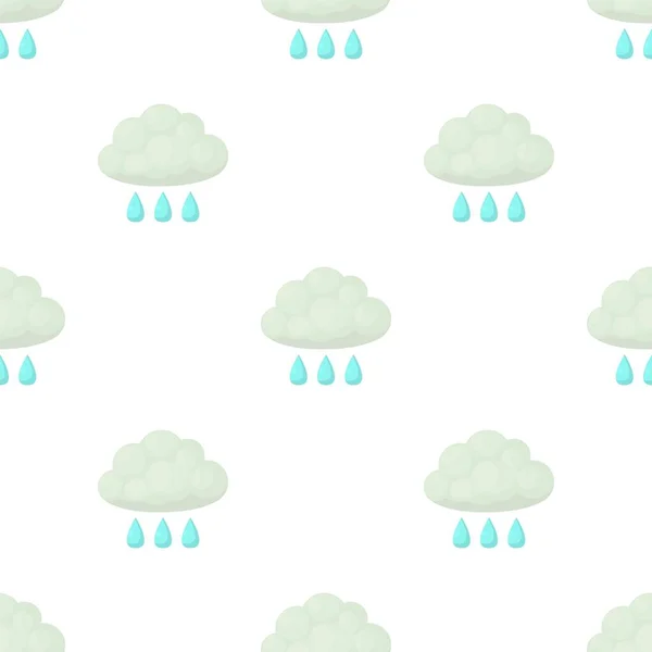 Patrón de lluvia vector sin costura — Vector de stock