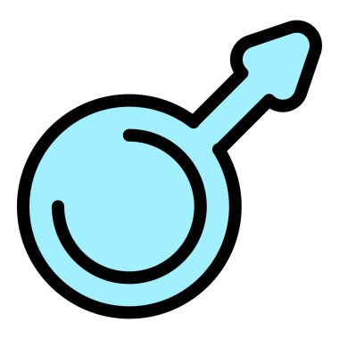 İnsan hormonları simge rengi ana hatları vektörünü belirler